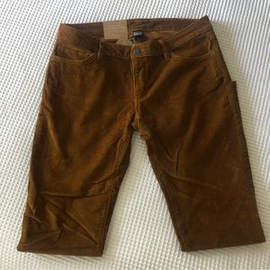Patagonia Fitted Brown Corduroy Pants NWT